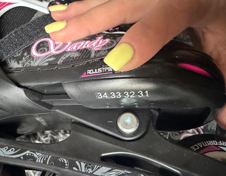 Zväčšovacie/zmenšovacie kolieskové korčule (31-34), sulov,34