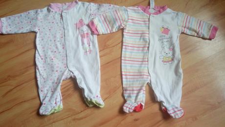 2x pyžamko 3-6 mesiacov, baby club,68