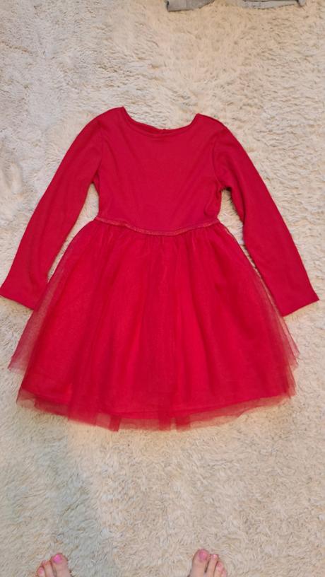 Šaty dlhý rukáv, 128