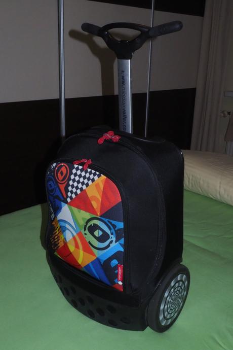 Školská taška na kolieskach nikidom roller, 
