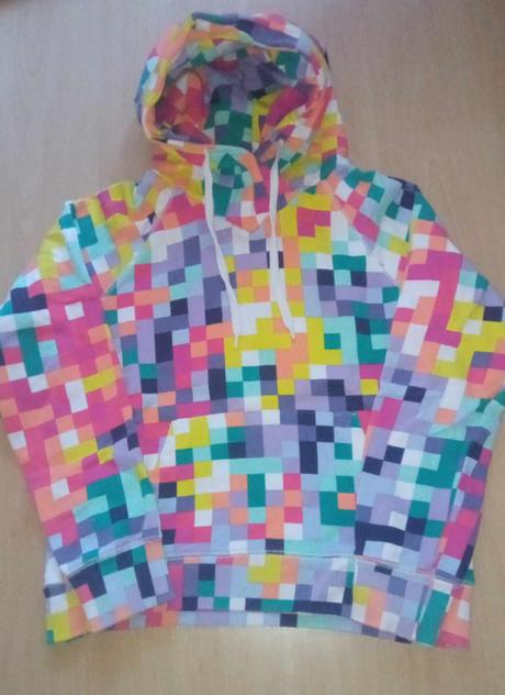 Farebná mikinka klokanka 134/140, 140