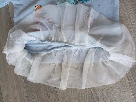 Frozen anna elsa olaf bledomodré tričko mikina 104, primark,104