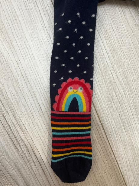 Tmavomodré vzorované pančuchy, next,68