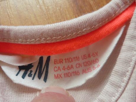 Tričko, h&m,110