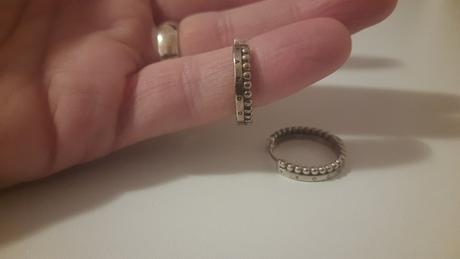 Strieborne nausnice pandora, pandora