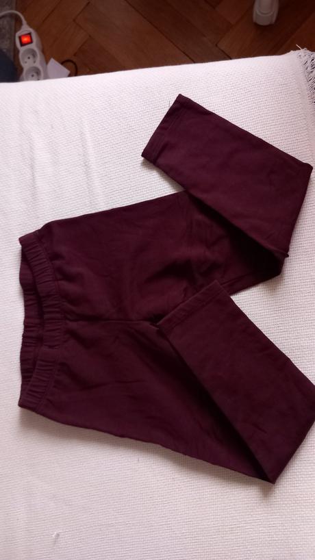 Zateplené legíny, top stav, lindex,116