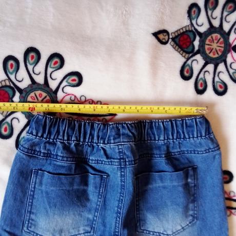 Šortky, denim,152
