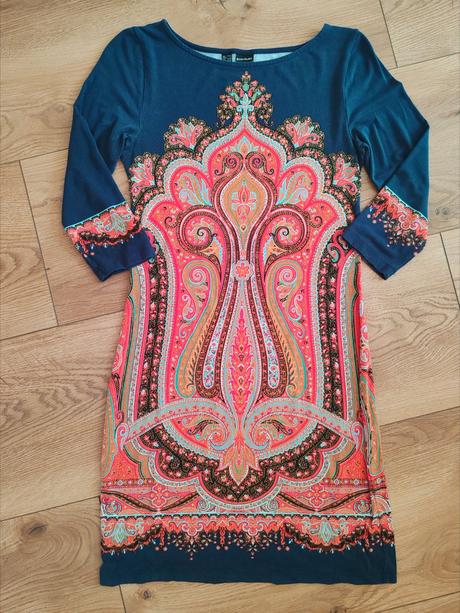 Šaty s orientálnym vzorom, bonprix,38