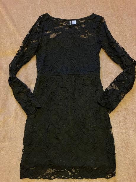 Krajkovane šaty, h&m,m
