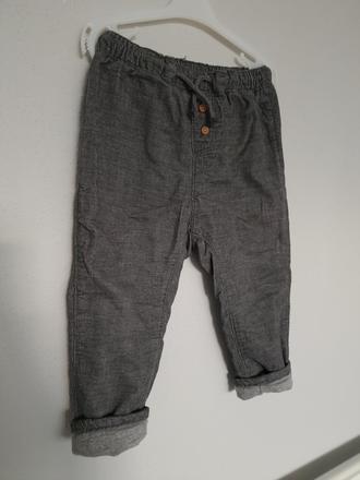 Hm zateplené nohavice 92, h&m,92