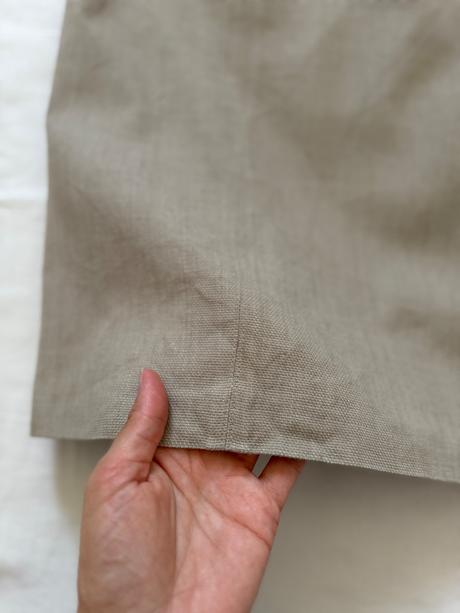Maxmara studio béžová ľanová puzdrová sukňa, l