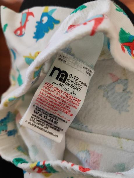 Pyžamko, mothercare,80