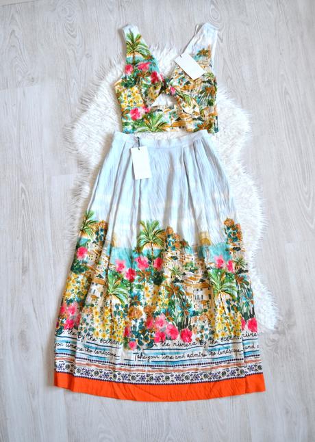 Zara letný komplet, zara,m / s / xs