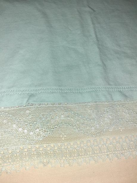 Tričko s čipkou, bonprix,50