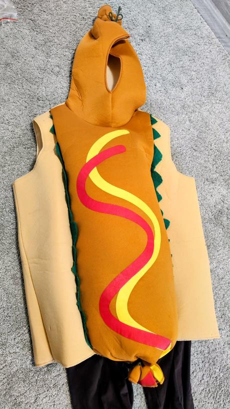Karnevalová maska hot dog, 