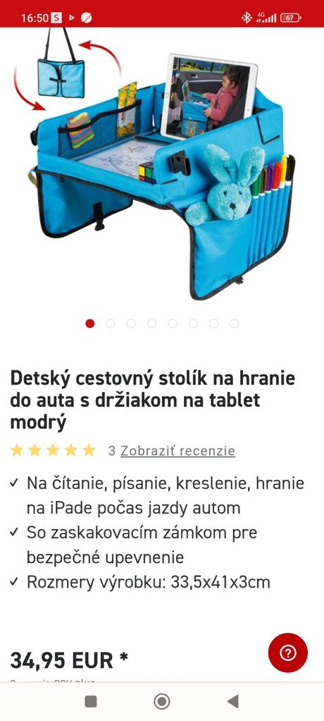 Stolík do auta... multi, 