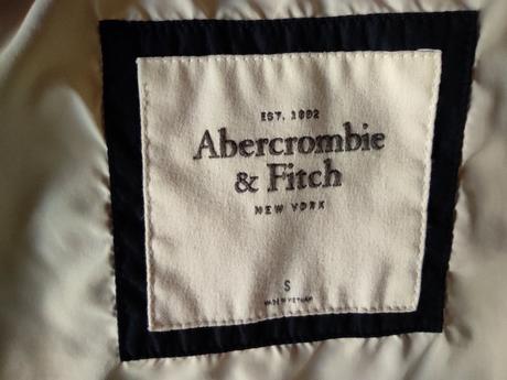 Páperová bunda zn. a&f, veľkosť xs-s, abercrombie&fitch,s