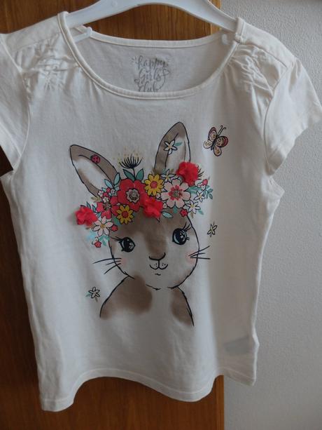 Tričko zajac ca 134, c&a,134