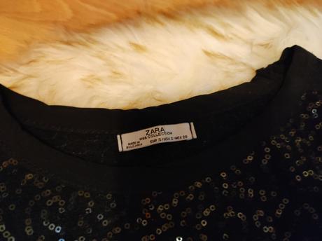 Trblietavý top, zara,s