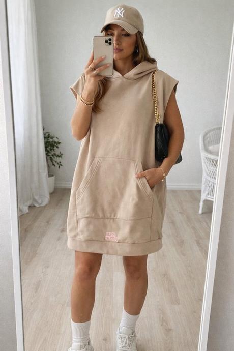 Perfektná mikina/šaty kura collection, 