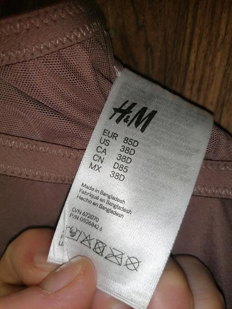 Podprsenka 85d, h&m,xl