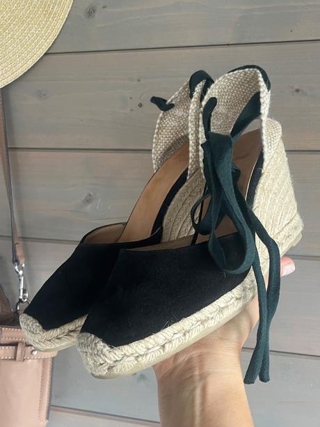 Letná elegancia castañer espadrilky, 39