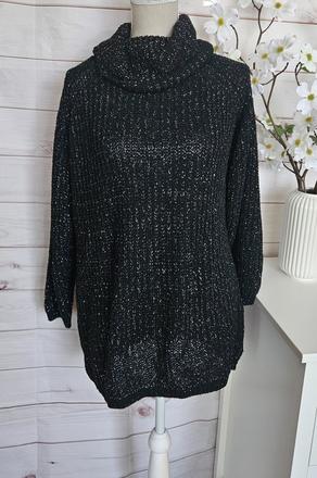 Pekný sveter s trblietkami, m