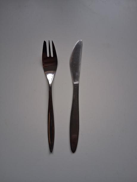 Detský príbor antikor nerez nôž vidlička, 