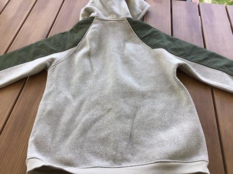 Plyšová mikinobunda s kontrastnymi rukávmi, zara,164