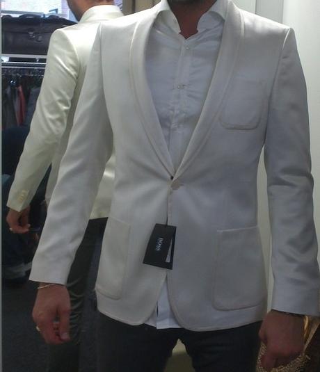 Znackové kvalitné sako hugo boss, l