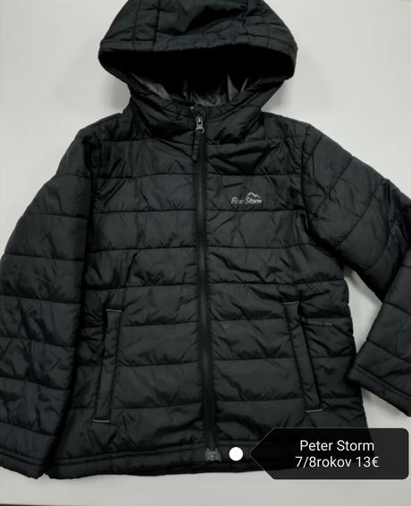 Čierna prechodná bunda, 128