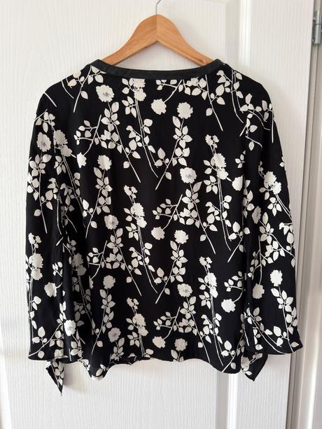 Luxusná hodvábna blúzka pieszak, 38