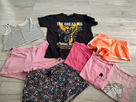 Balík letného oblečenia 134/140, 122–134