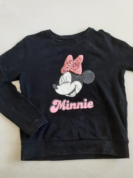 Tenšia jemne batiková mikinka s minnie., reserved,140