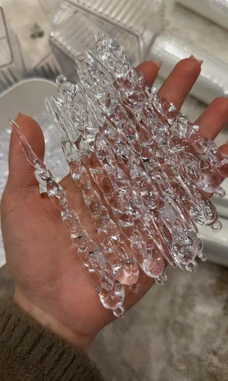 13,5cm ľadové cencúle 20ks,