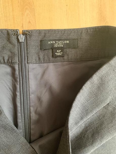 Vlnená, puzdrová sukňa ann taylor, s