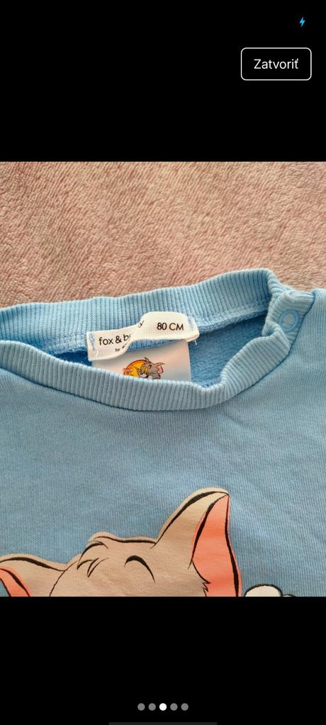 Tepláková súprava tom&jerry, sinsay,80