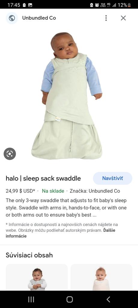 Zavinovacka halosleepsack 0-3m, 