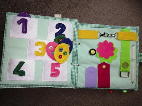 Šitá kniha quiet book,