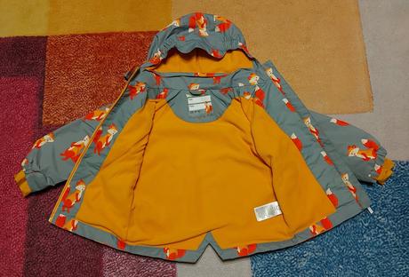 Nepremokava prechodna bunda do dažďa 98-104, tchibo,98