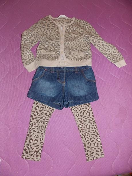 Leo cardigan+leginky, h&m,92
