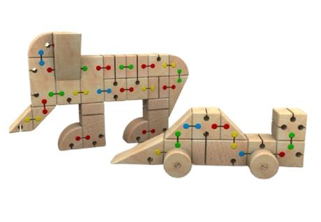 Veva gringo maxi, drevená stavebnica,