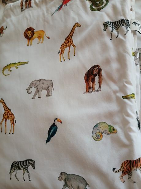 Obliecky s vyplnou layette jungle 2 komplety,