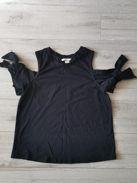 Tricko s volnymi ramenami, h&m,s