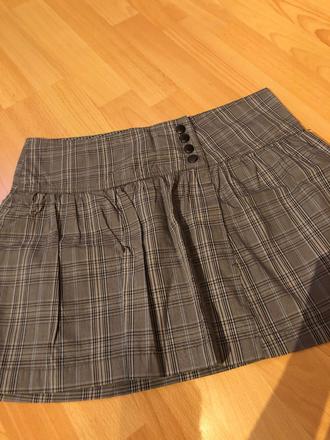 Kockovaná sukňa cropp town, m