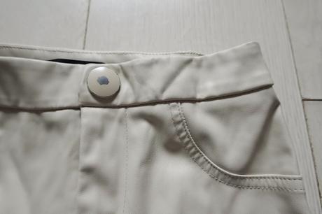 Koženkové nohavice zara, zara,xs