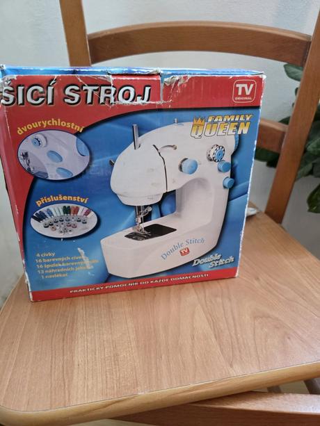 Šijací stroj family queen double stitch,