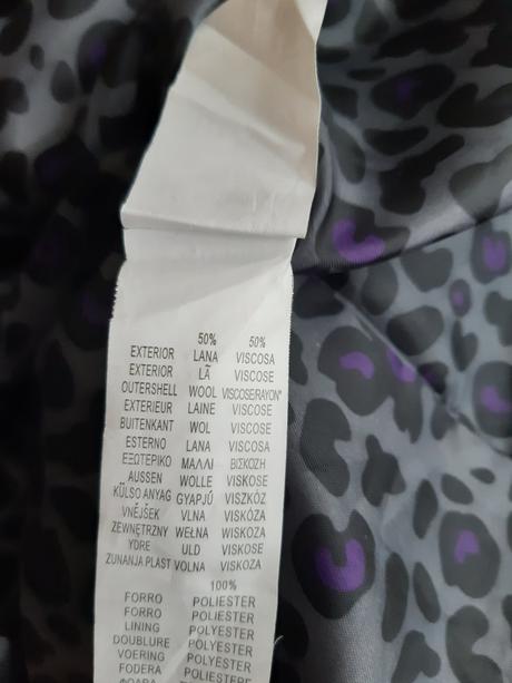 Vlnený kabát, stradivarius,l