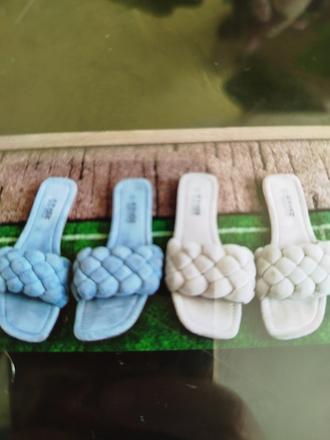 2x šľapky - veľkosť 39, 39