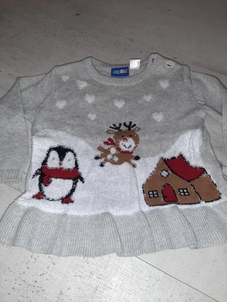 Svetrik s volanom 62/68, lupilu,62